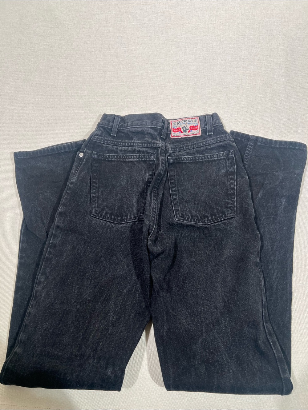 Rockies Men's Relaxed Jeans in Washed Black